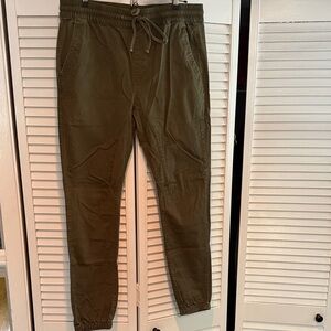 PacSun Olive Green Jogger Pants